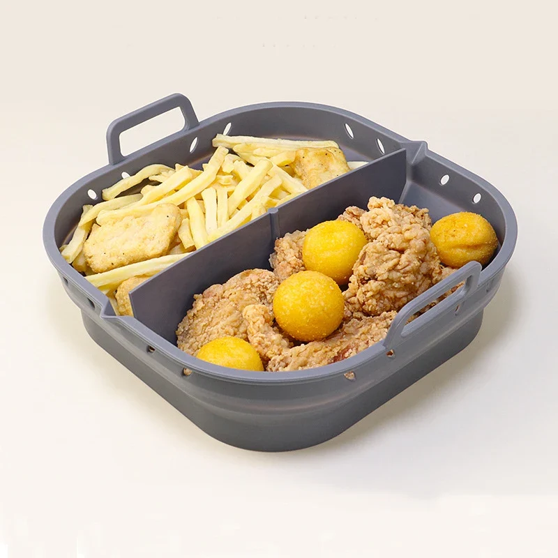 Panier Silicone Réutilisable pour Friteuse – Compatible Actifry et Friteuses Électriques