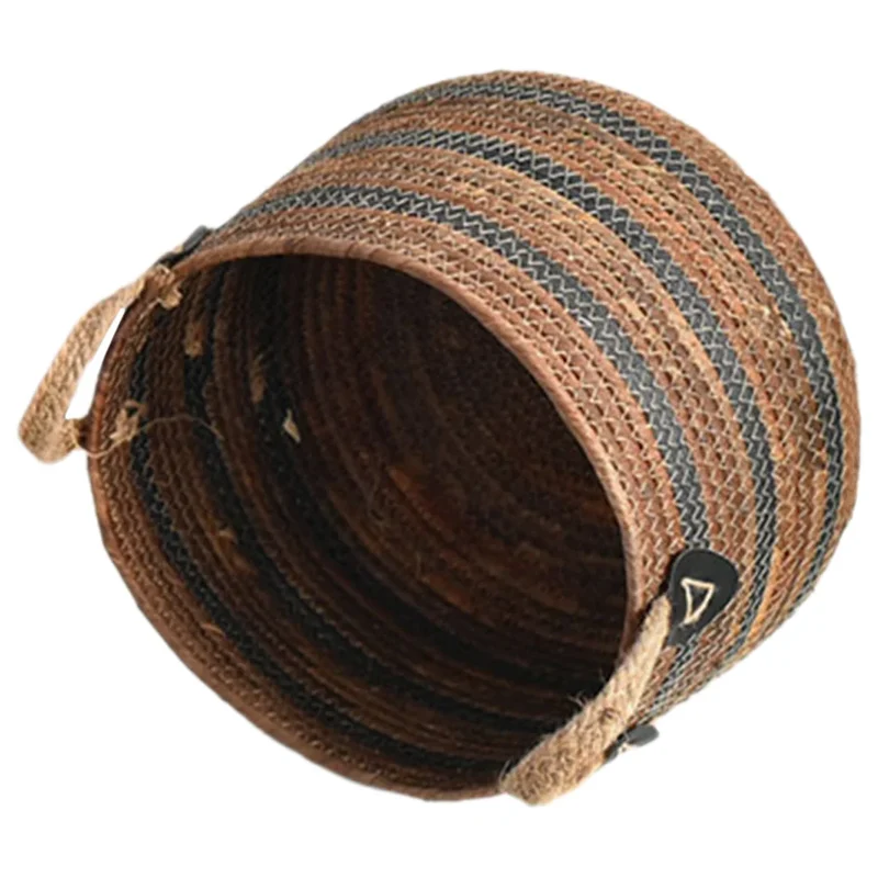 Panier de rangement paille tressée style nordique | Panier multi-usage