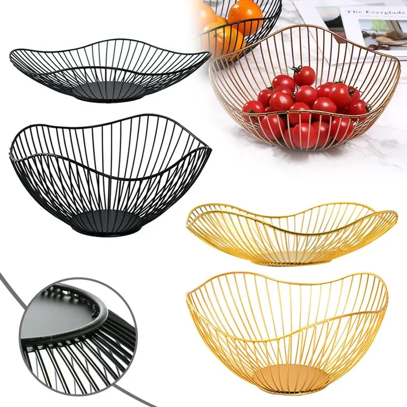 Panier à fruits design en métal ajouré