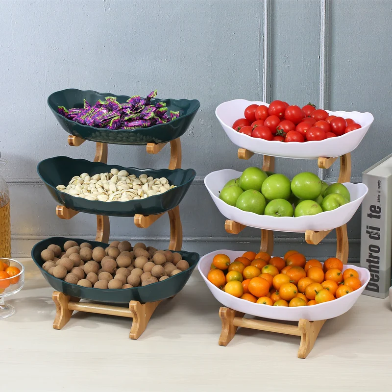 Présentoir à fruits 2 ou 3 niveaux
