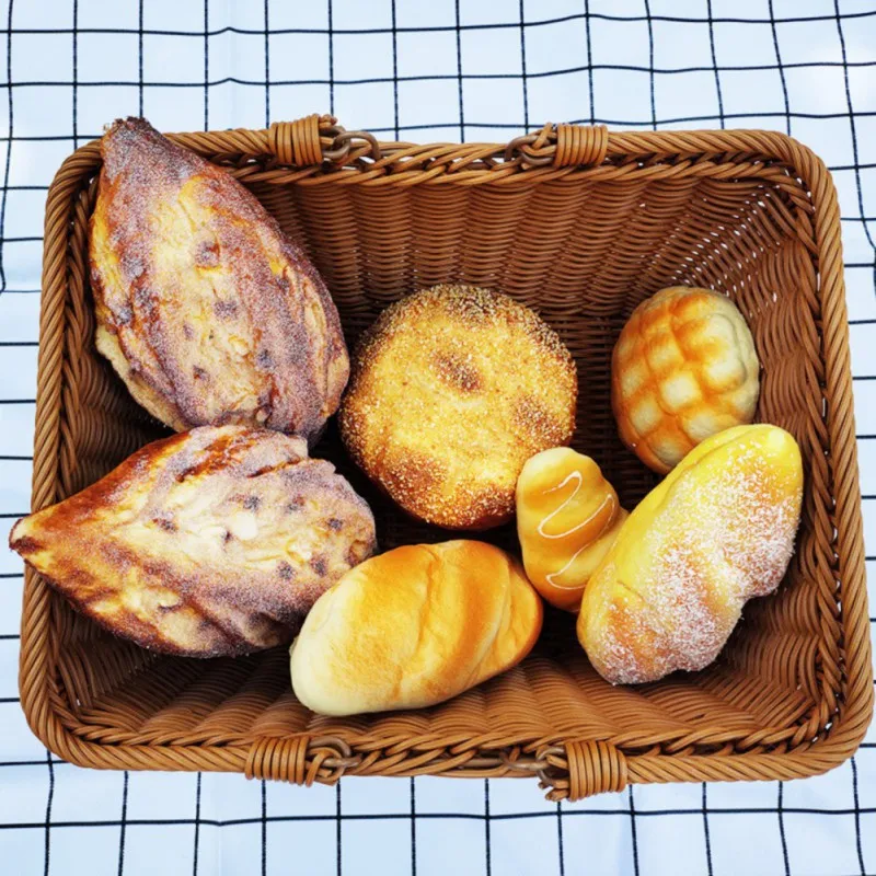 Panier de récolte en imitation rotin