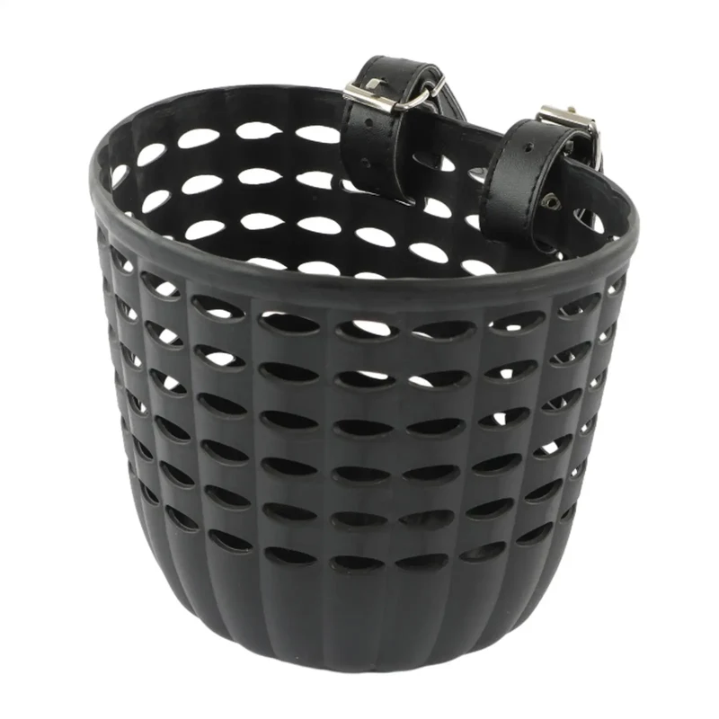 Panier avant pour vélo enfant avec sangles effet cuir