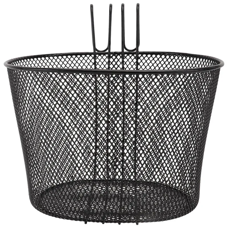 Panier de vélo avant en fer noir