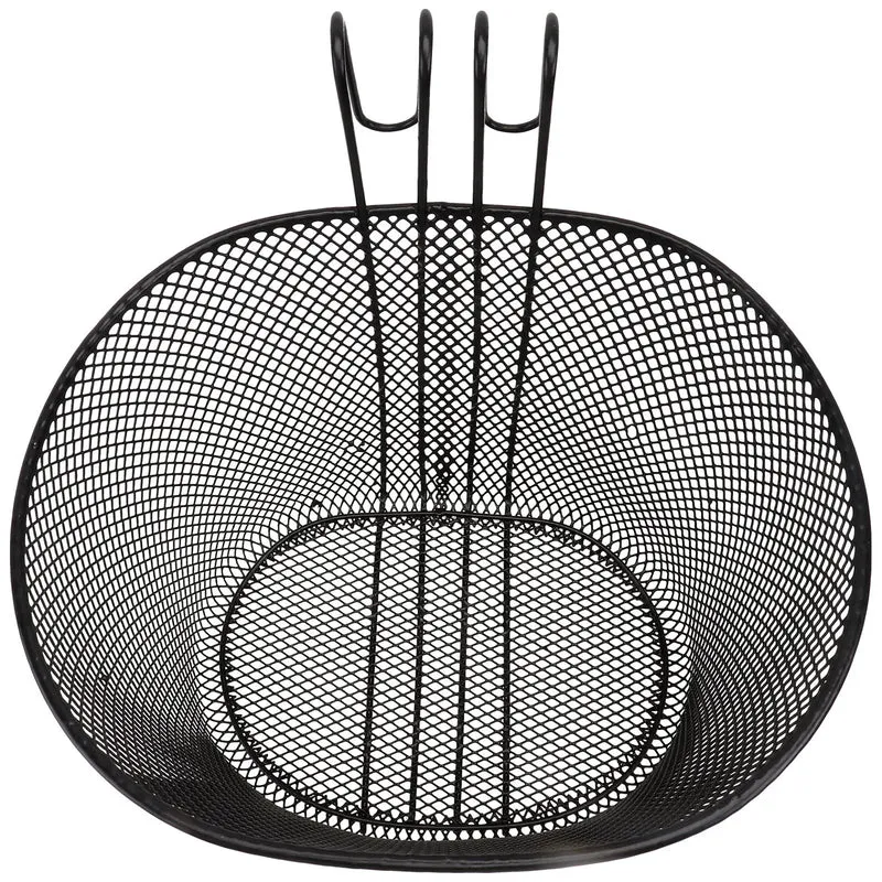 Panier de vélo avant en fer noir