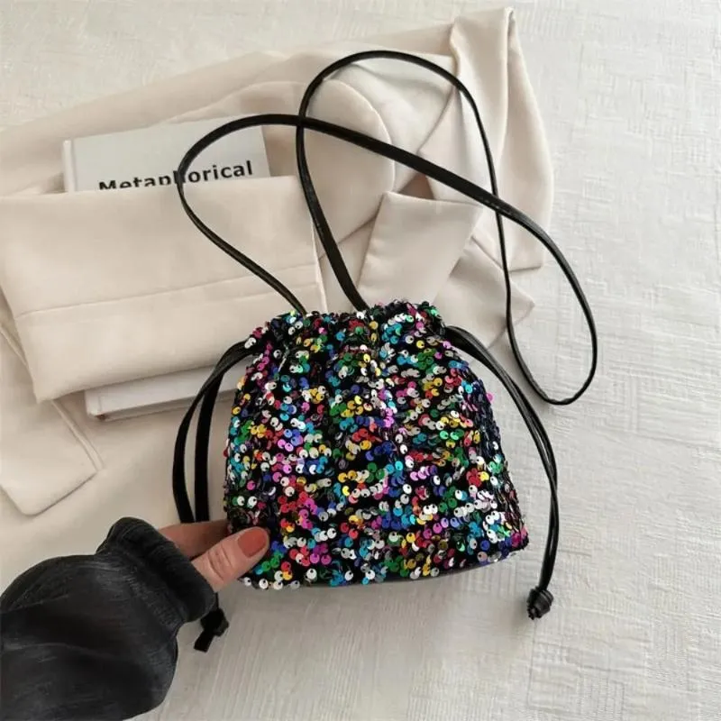 Sac seau paillette