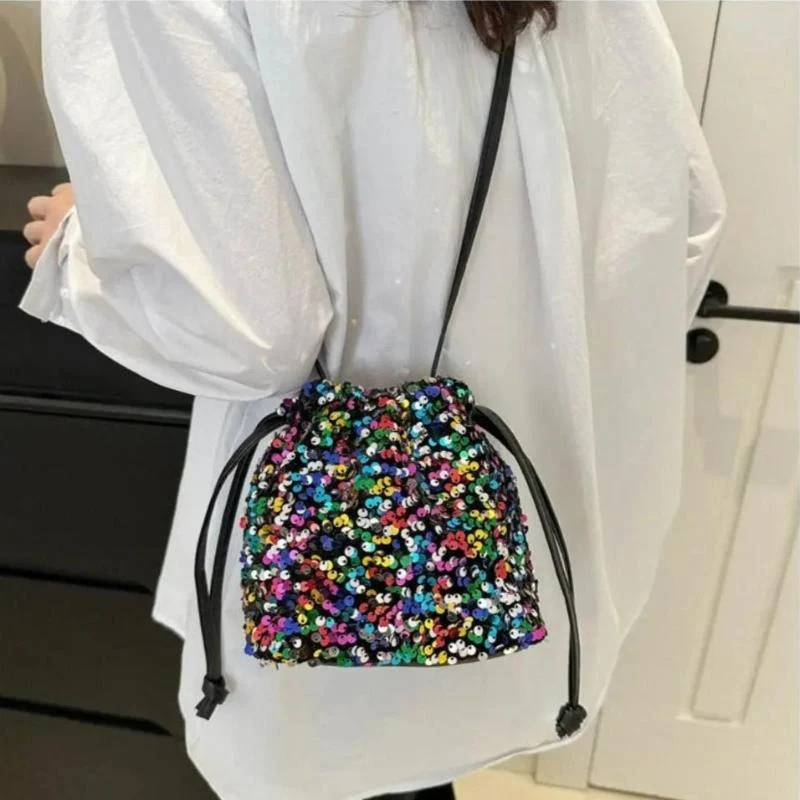 Sac seau paillette
