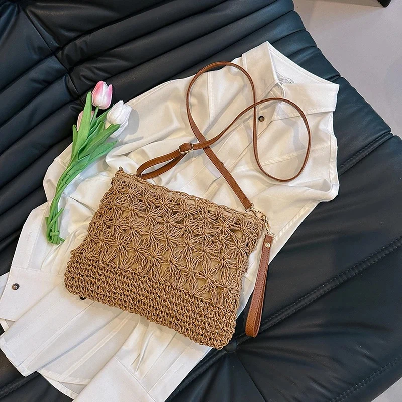 Sac seau raphia