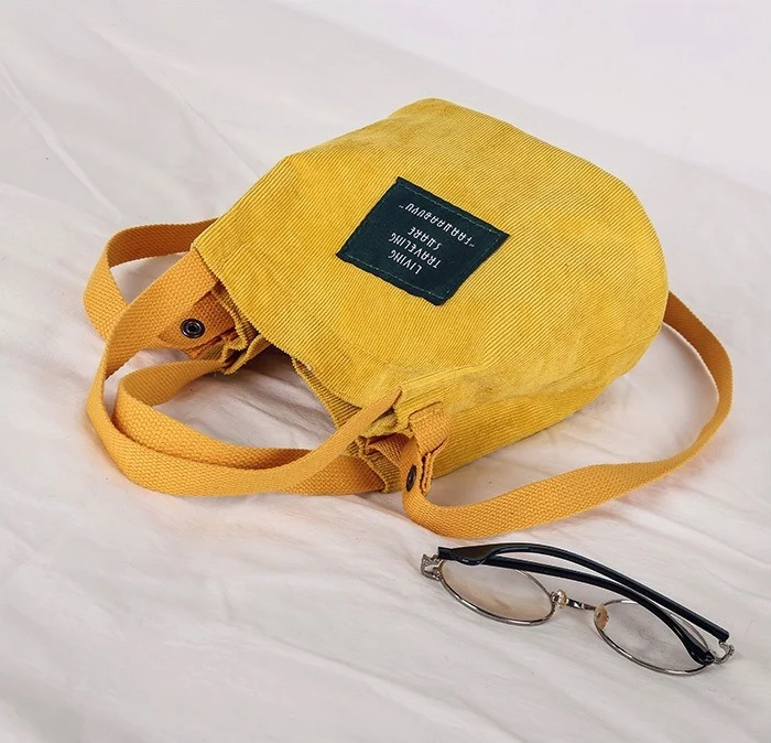 sac seau jaune