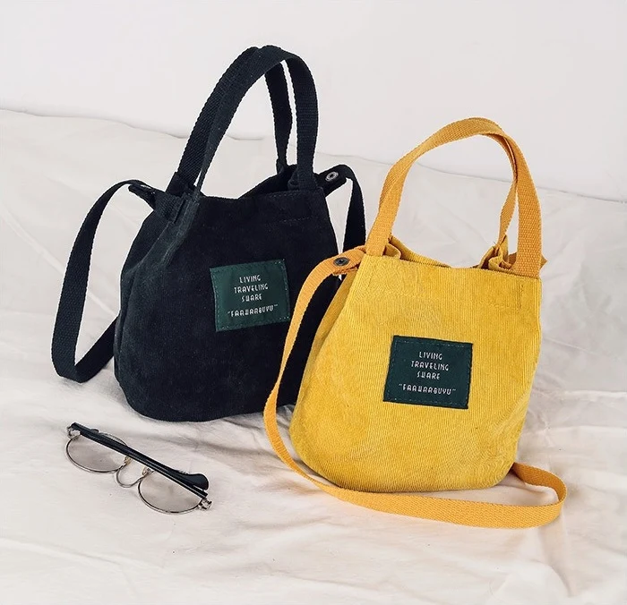 sac seau jaune