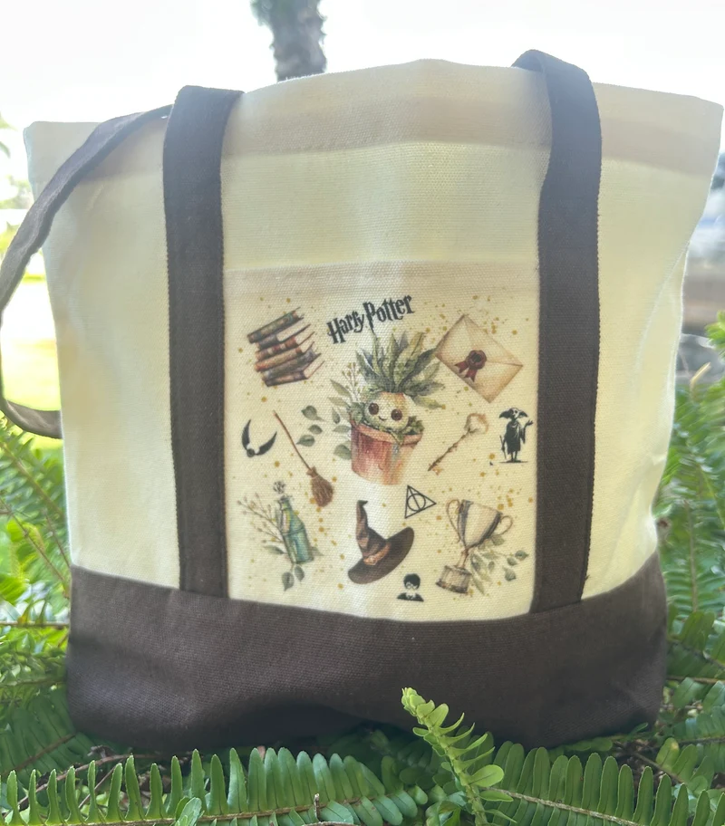 Trader Joe Inspired Mini Tote Bags