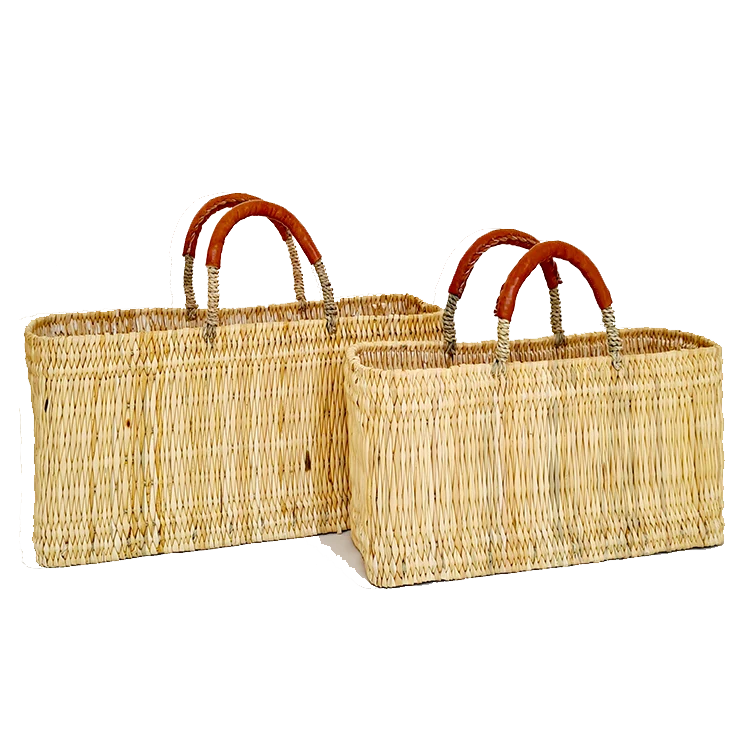 Panier en Osier et Cuir: Sydney