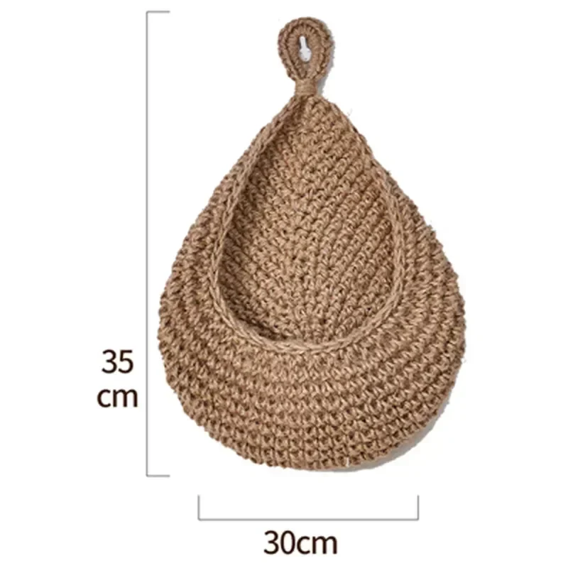 Panier Suspendu en Corde de Chanvre
