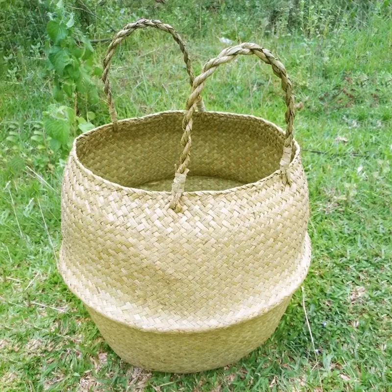 Panier cache pot en fibre végétale