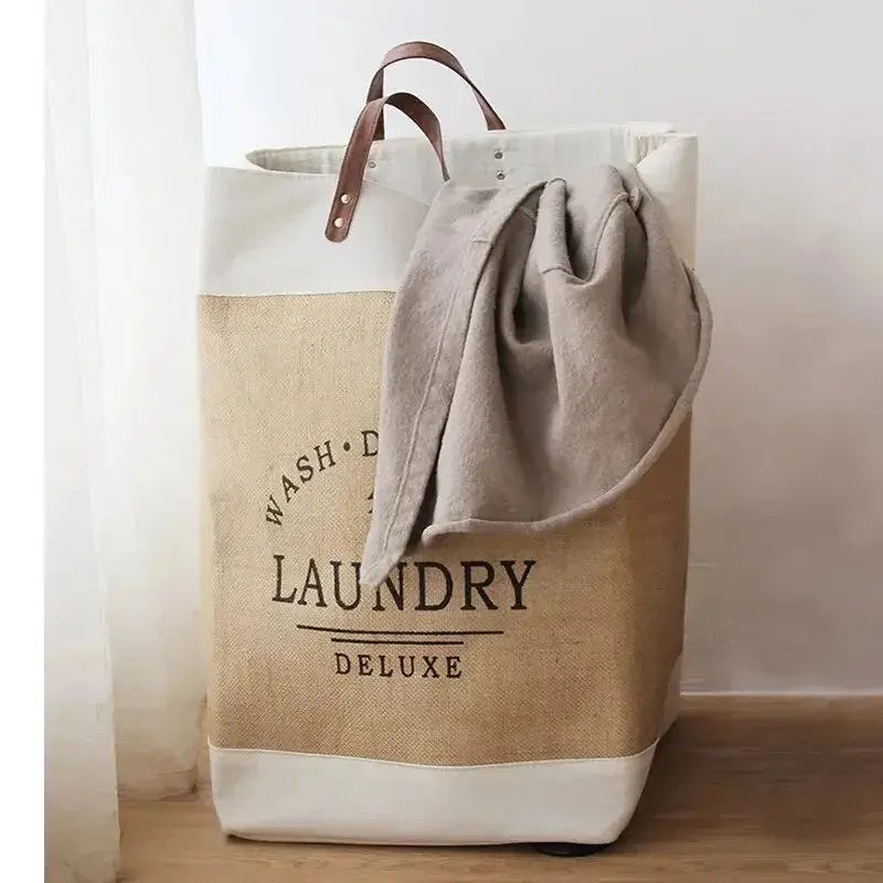 Grand Panier de Rangement en Coton