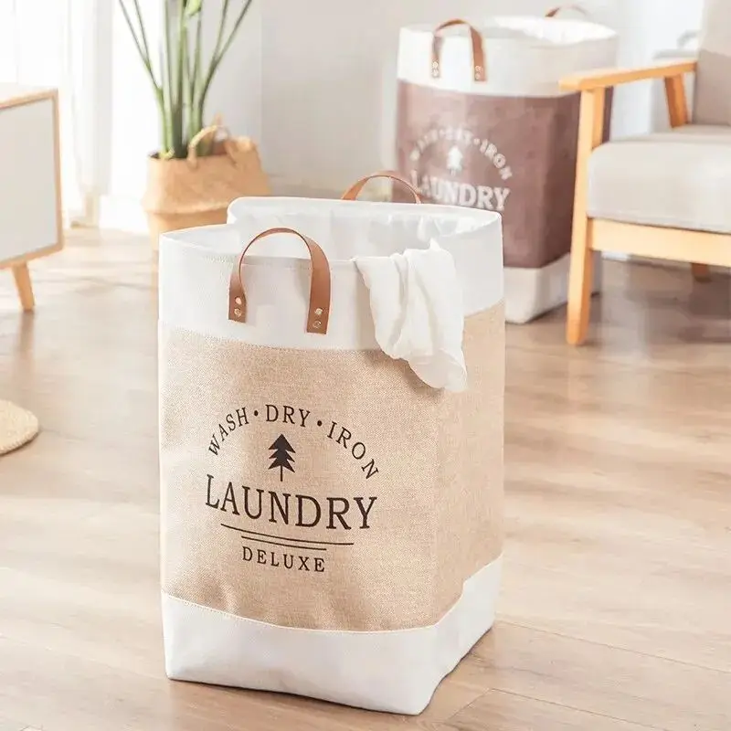 Grand Panier de Rangement en Coton