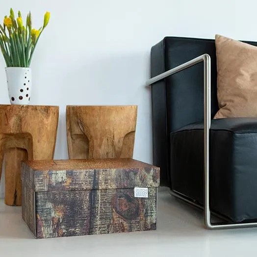 Tree Trunk Storage Box