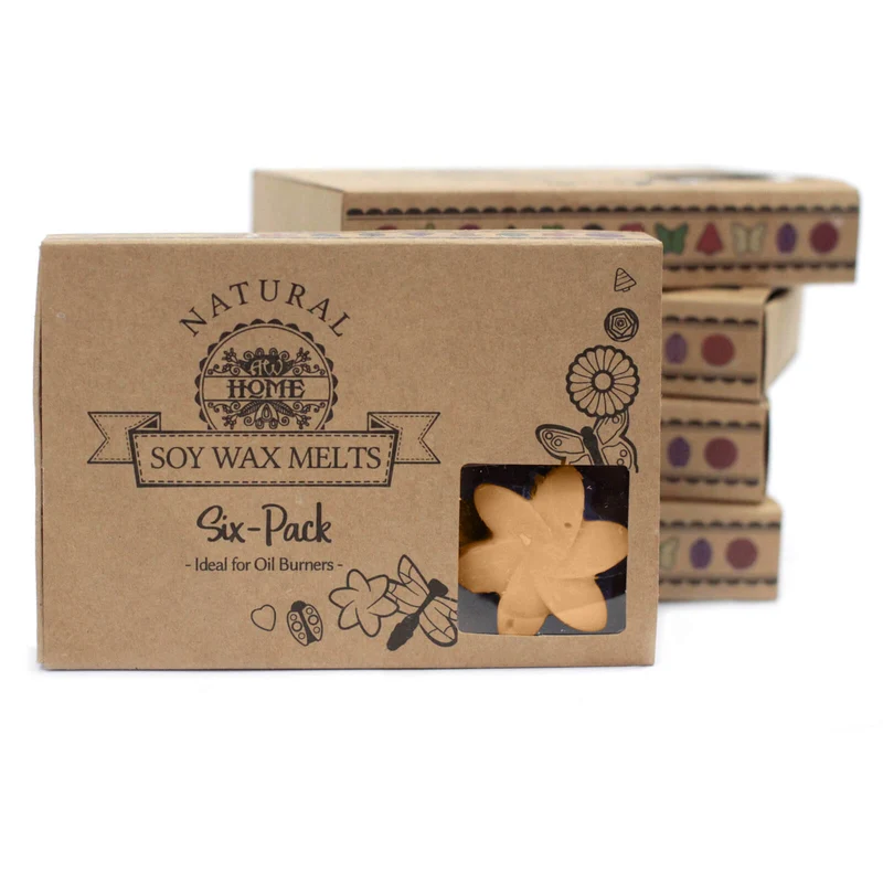 Boîte de 6 Fondants en Cire Soja - Jasmin de Minuit - bougie diffuseur de parfum
