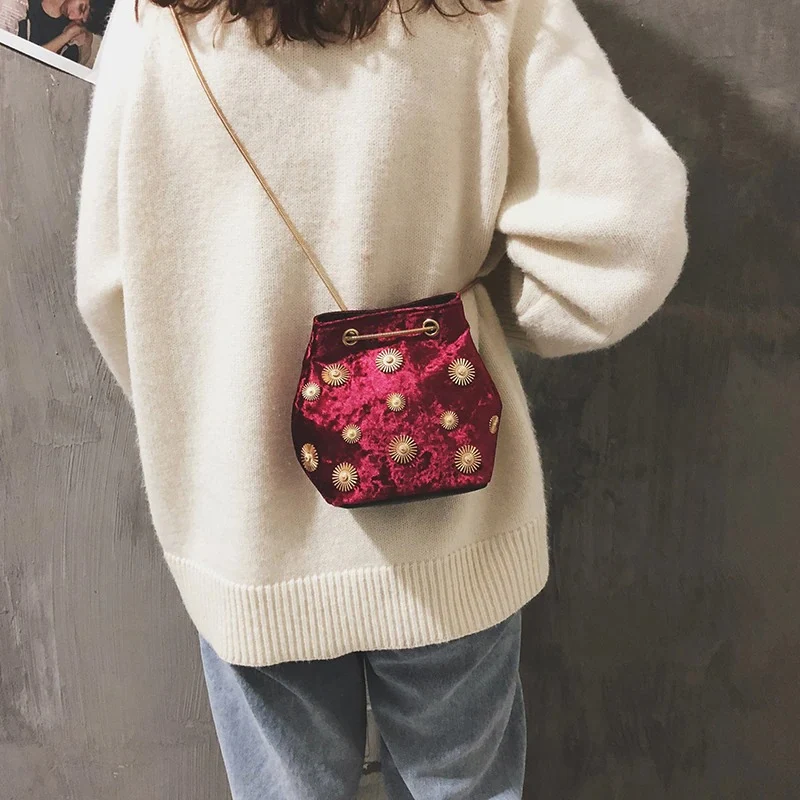 sac seau velours Orion