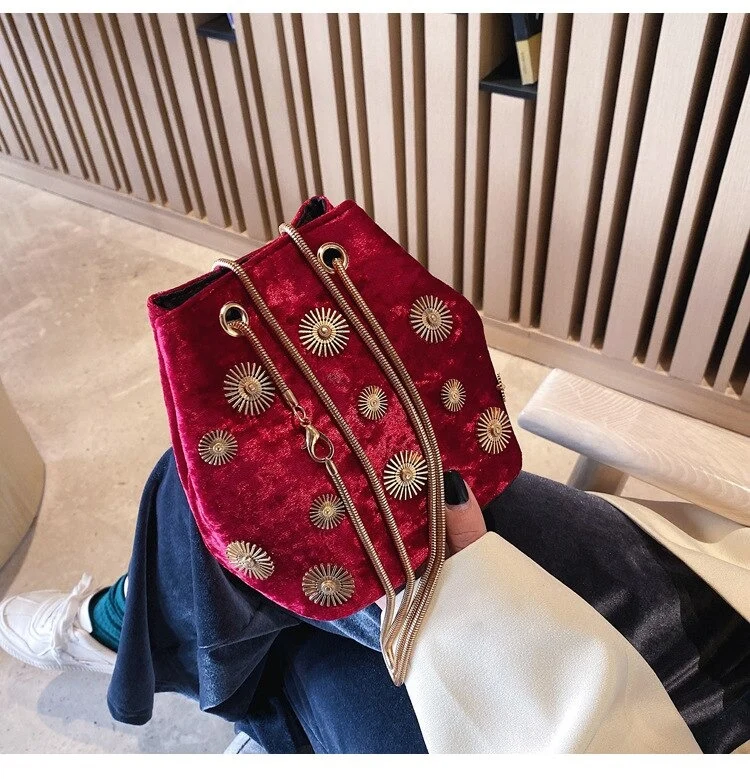 sac seau velours Orion