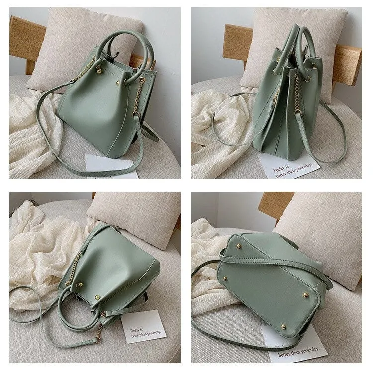sac seau vert matcha