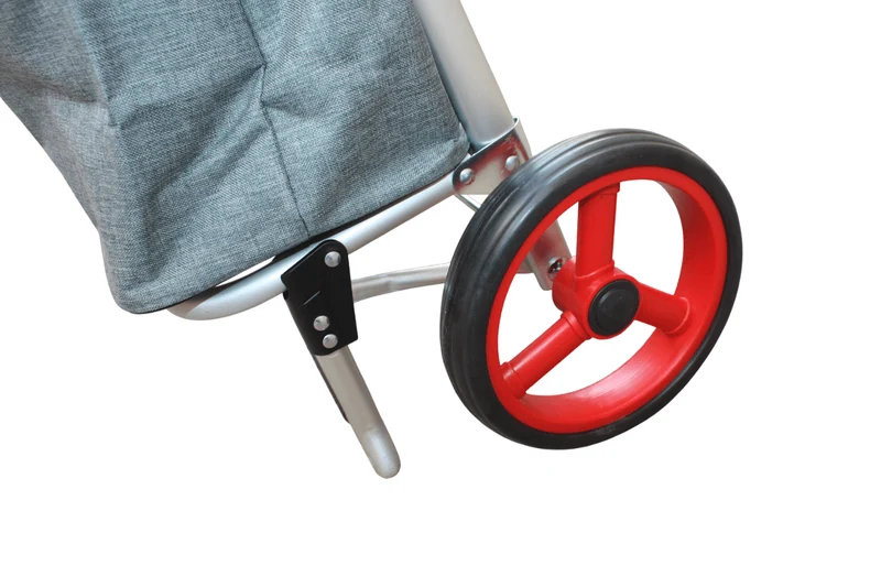GRAND Chariot de courses CADDIE en ALUMINIUM - Grandes roues - Maniable & Pliable - TOUT TERRAIN SOLIDE