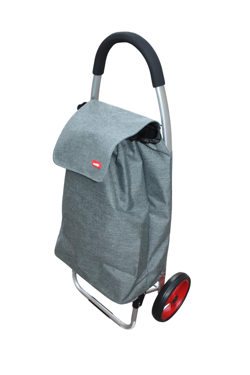 GRAND Chariot de courses CADDIE en ALUMINIUM - Grandes roues - Maniable & Pliable - TOUT TERRAIN SOLIDE