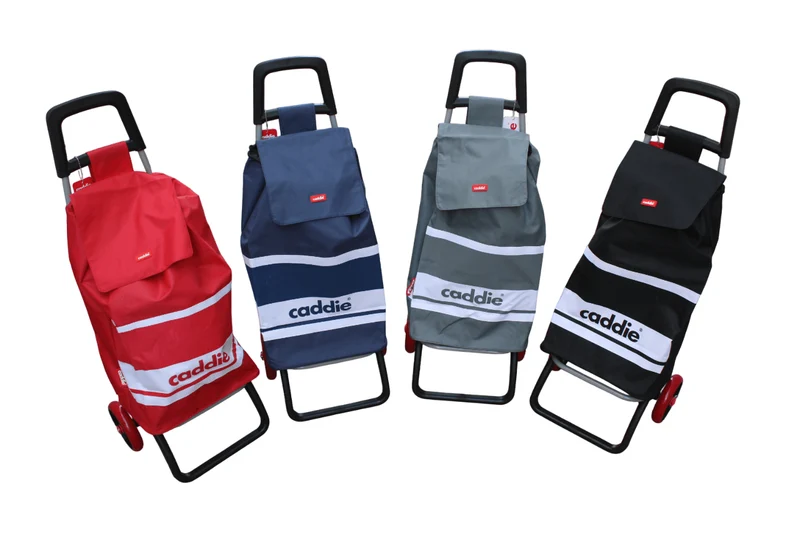 Chariot à courses moderne Caddie - 4 COLORIS - Pliable Qualité Solide