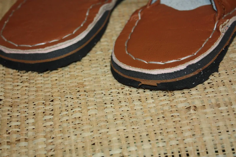 Babouches en cuir, chaussons en cuir, mules en cuir - confortables, facile à enfiler, artisanales - Homme & Femme - Du 36 au 45 !