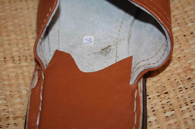 Babouches en cuir, chaussons en cuir, mules en cuir - confortables, facile à enfiler, artisanales - Homme & Femme - Du 36 au 45 !
