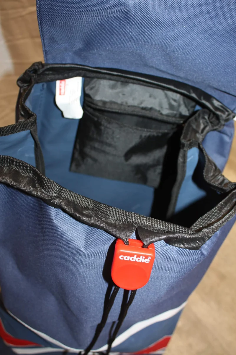 Chariot de courses Caddie Bleu - Pliable Qualité Haut de Gamme Solide tendance