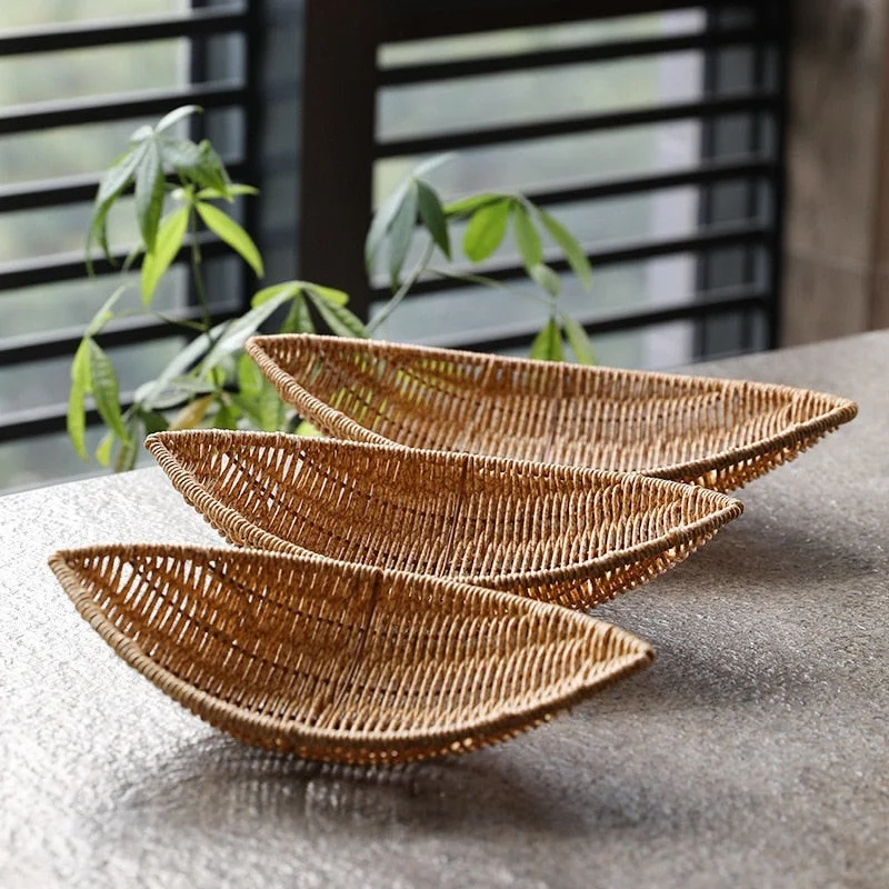 Panier en Rotin Ovale