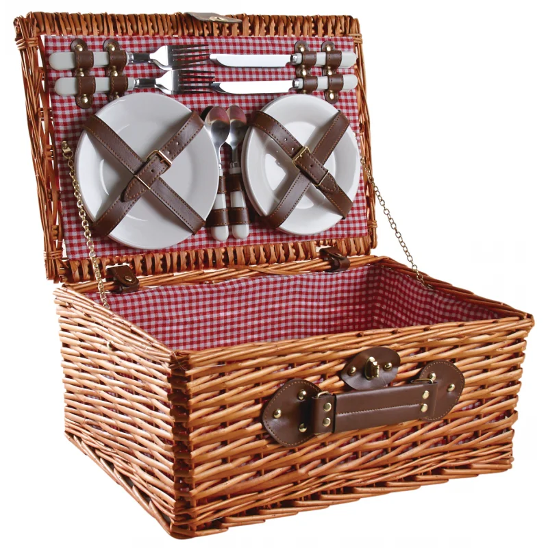 Panier de Pique Nique en Rotin