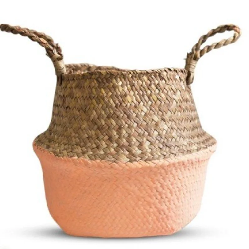 Cache Pot Osier Coloré