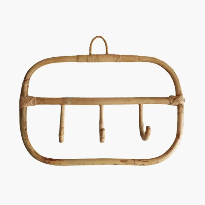 Porte-Manteau en Rotin Design Moderne | ZÉPHYR
