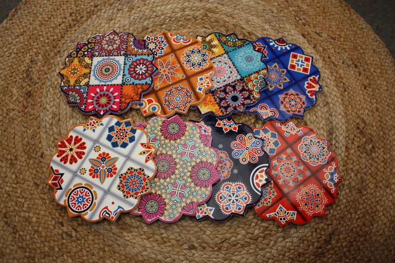 Dessous de plat mosaïque en céramique - Superbe design oriental
