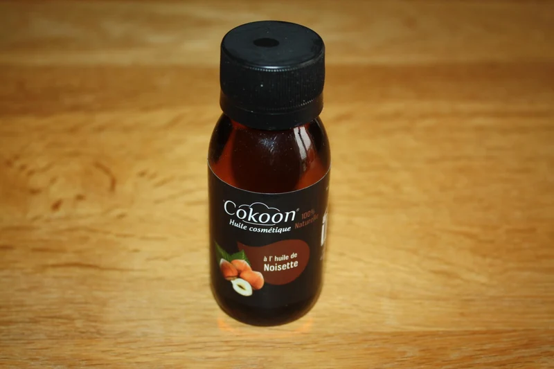 Huile cosmétique de Noisette - 60 ml - Bienfaits hydratation anti-age Visage Corps et Cheveux