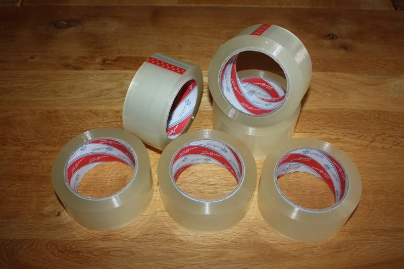 LOT DE 1 À 6 ROULEAUX TRANSPARENT 100M - RUBAN ADHESIF CARTONS DÉMÉNAGEMENT COLIS