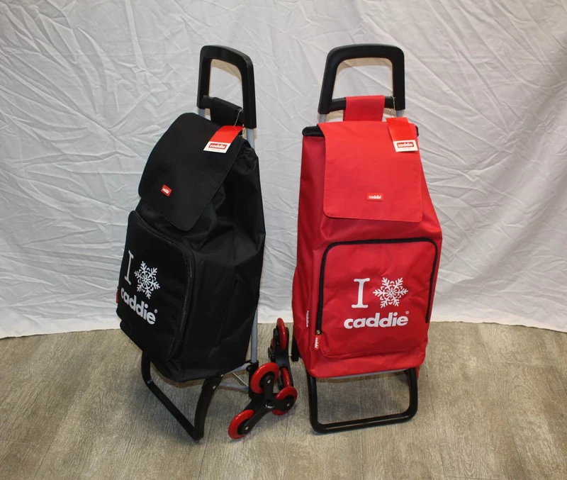 Chariot de course Caddie - 3 roues ISOTHERME - Qualité Grande Capacité - 4 COLORIS AU CHOIX