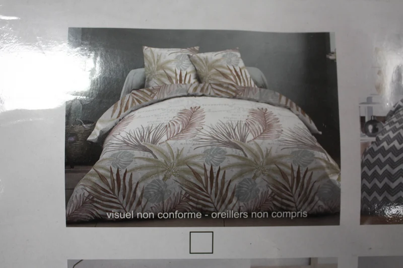 Couette imprimée 2 personnes - 240x220cm - 400Gr/M² - Qualité 4 saisons