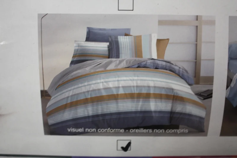 Couette imprimée 2 personnes - 240x220cm - 400Gr/M² - Qualité 4 saisons