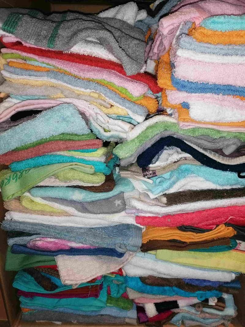 Lot de gants de toilettes 100% COTON - Qualité à petit prix -