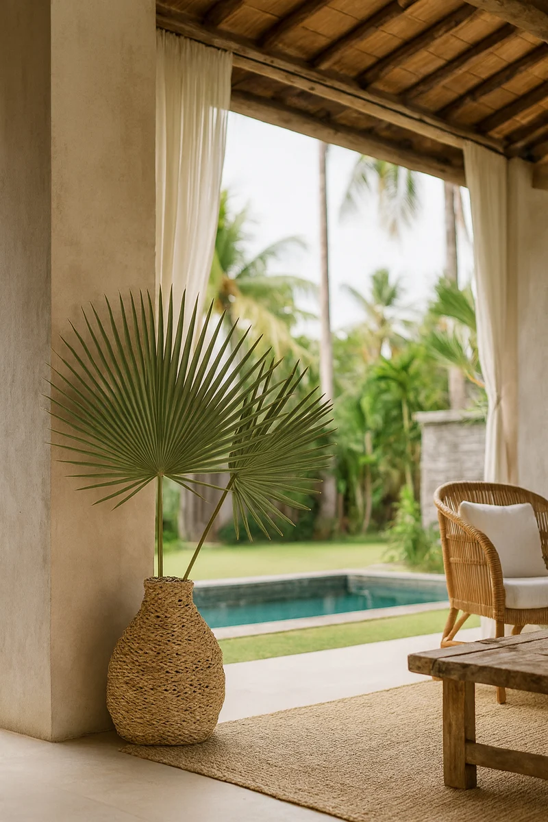 Abaca -Jarre décorative en fibres d'abaca