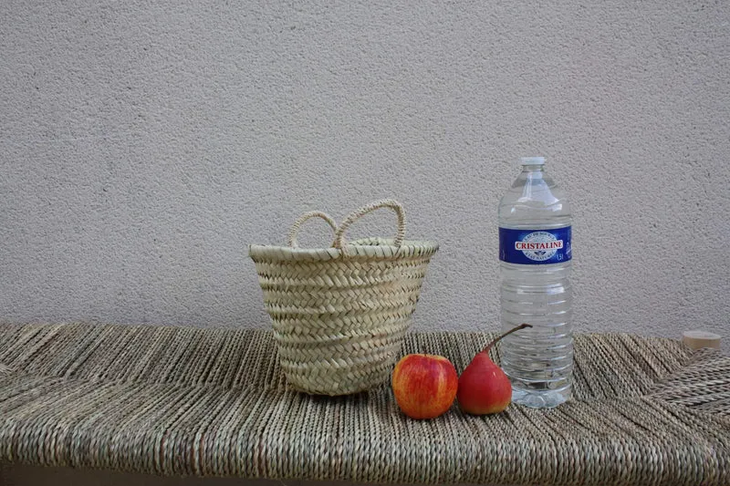 Petit panier enfant - NATUREL - 3 TAILLES au CHOIX - Tressé Main en palmier - sac corbeille décoration rangement