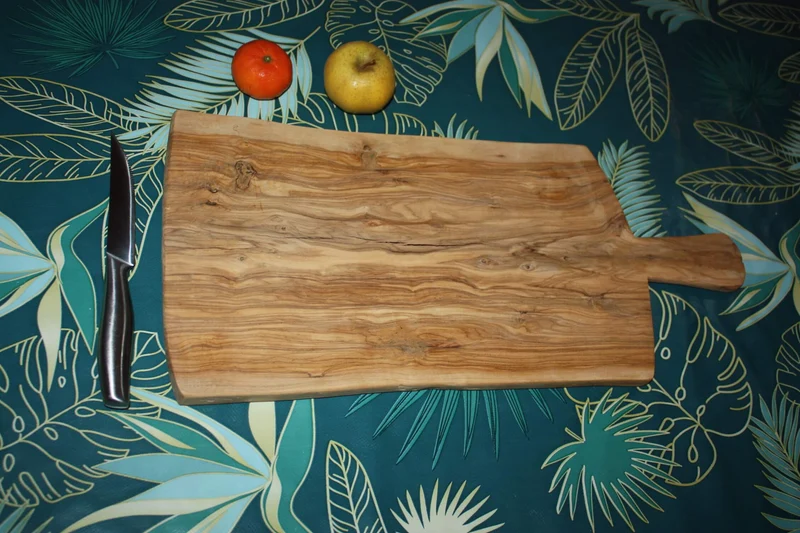 Planche à découper ARTISANALE en BOIS de NOYER - Plateau à Fromage, planchette apéro, dessous de plat ...