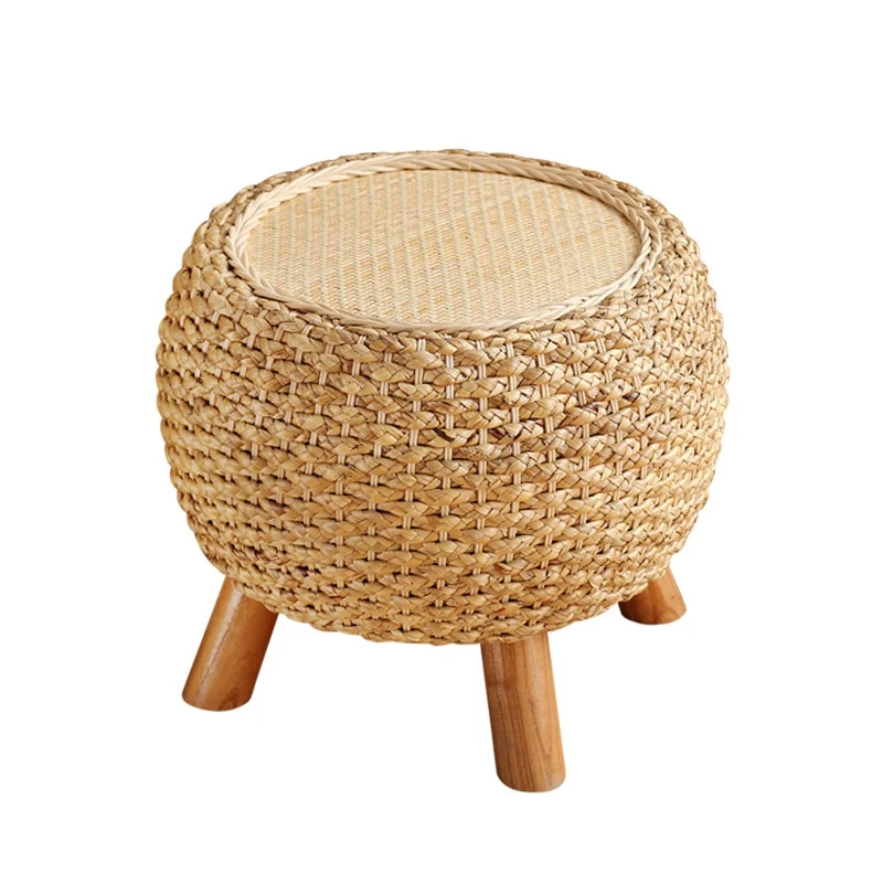 Pouf Rotin Sur pied | EUPHORIA