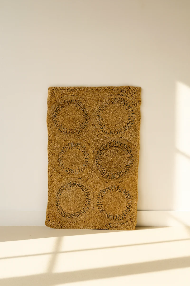 Jerico - Tapis en jute naturelle tissé à la main