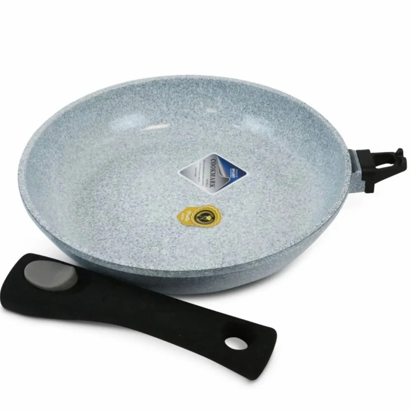 Grande Poêle diamètre 32cm - GAMME MINERALE - TOUS FEUX - Manche amovible