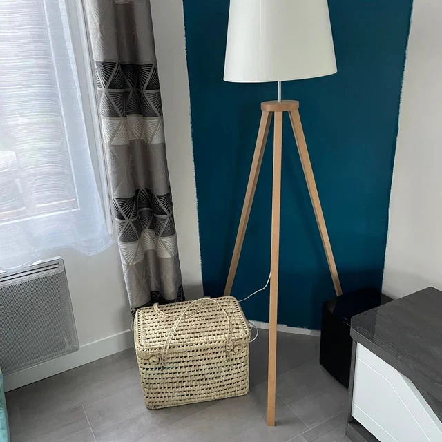 Malle de rangement - Coffre tressé Palmier - Panier Bac Corbeille couvercle - 6 Tailles -