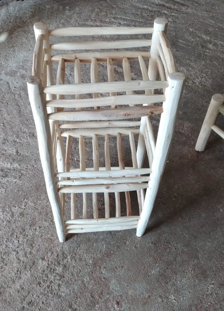 Desserte en Bois - Meuble de Rangement - Idéal Cuisine Chambre Salon Entrée...