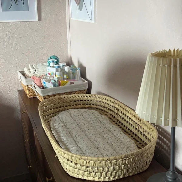 PANIER à LANGER en PALMIER - Naturel & Idéal change bébé -